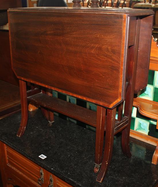 Edwardian inlaid Sutherland table